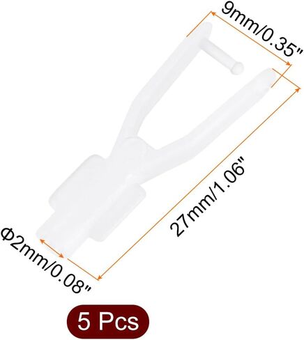 MECCANIXITY 8Pcs Nylon Clevis 2 x 27mm Fixing Wings for RC Airplane Car Helicopter Model Replacements in Saudi Arabia
