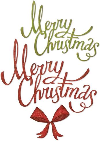 Sizzix Christmas Ribbon by Tim Holtz يموت ، متعدد الألوان in Kuwait