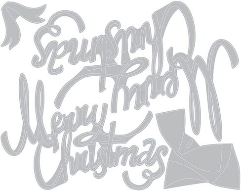 Sizzix Christmas Ribbon by Tim Holtz يموت ، متعدد الألوان in Kuwait