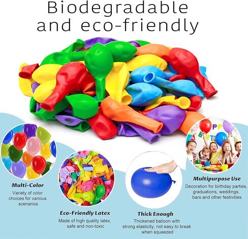100pcs 12 Inch Rainbow Latex Balloons for Birthday, Baby Shower, Wedding.Vibrant Assorted Colors for Party Decorations - Create Stunning Balloon Arches & Backdrops with Ease! in Saudi Arabia
