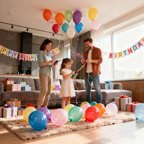 100pcs 12 Inch Rainbow Latex Balloons for Birthday, Baby Shower, Wedding.Vibrant Assorted Colors for Party Decorations - Create Stunning Balloon Arches & Backdrops with Ease! in Saudi Arabia