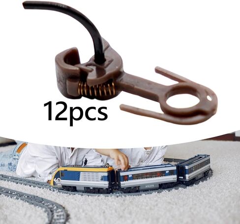 DYNWAVE 12x Model Trains HO Scale Coupler,Trains Coupler,Model Railway Accessories,Replace,Trains Hook Sturdy for 1:87 Modification in Saudi Arabia