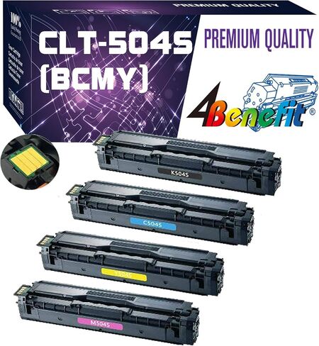 247T-SA-504S-00-CLT504SSet-80 Compatible Toner Cartridge Replacement for Samsung CLT-K504S,CLT-C504S,CLT-Y504S,CLT-M504S for Xpress SL-C1810W,C1860FW,CLX-4195FN,4195FW,CLP-415NW, Black, Cyan, Yellow, Magenta in Saudi Arabia