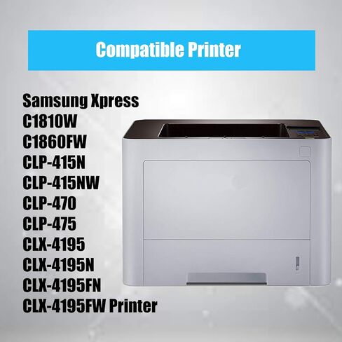 247T-SA-504S-00-CLT504SSet-80 Compatible Toner Cartridge Replacement for Samsung CLT-K504S,CLT-C504S,CLT-Y504S,CLT-M504S for Xpress SL-C1810W,C1860FW,CLX-4195FN,4195FW,CLP-415NW, Black, Cyan, Yellow, Magenta in Saudi Arabia