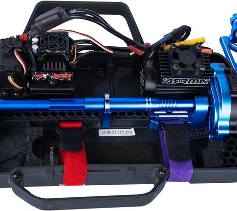 Motor Mount Gear Cover & 57T 0.8Mod Slipper Gear & Center Slider Driveshaft Upgrades Part for 1/10 Granite/Senton/Big Rock 3S BLX,1/8 Typhon 3S BLX,Red in Saudi Arabia