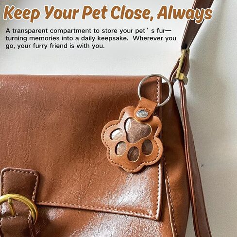 4pcs Cats & Dogs Pet paw print keychain cat key hair storage keychain memorial memorial gifts for bage paw charm charm charm (رمادي ، أسود ، بني ، أبيض) in Kuwait