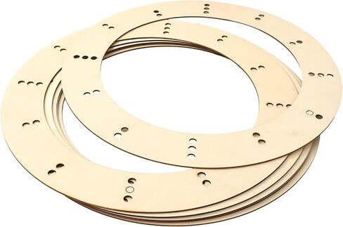 Jarthenaamcs 18 بوصة 6pcs إطارات الزهور الخشبية غير المكتملة معلقة على الأزهار الأزهار حلقات خشبية للمنزل لحفل عطلات الزفاف الديكور اللوحة DIY اللوازم اللوازم in Saudi Arabia