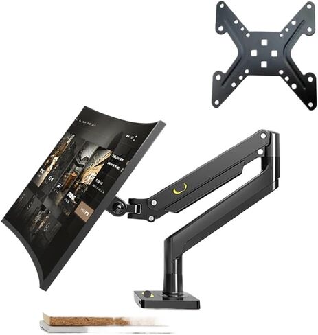 G40 Gas Spring Arm 22-40 Inch Screen Desktop Monitor Stand 360 Rotation 3-15 kg Curved Screen/Ultra Wide Screen/Flat Screen(WITH 200X200) in Kuwait