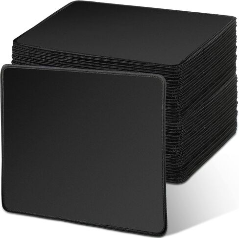 Yexiya 40 Pieces Mouse Pad with Stitched Edged Mouse Pad with Non Slip Rubber Base Washable Mousepads for Employee Office 10.23 x 8.26 Inch in Saudi Arabia