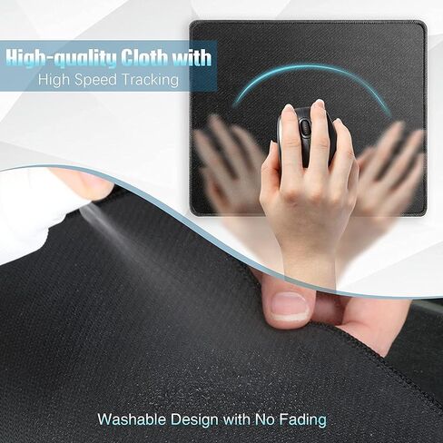 Yexiya 40 Pieces Mouse Pad with Stitched Edged Mouse Pad with Non Slip Rubber Base Washable Mousepads for Employee Office 10.23 x 8.26 Inch in Saudi Arabia