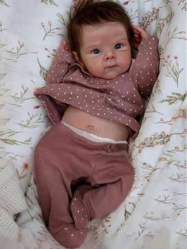 Zero PAM Reborn Baby Baby Dolls Silicone Full Body-18 '' Dollistic Baby Doll و Silicone Baby Doll و Real Life Baby Dolls و Chantomal Cruity Birth with Accessories in Kuwait