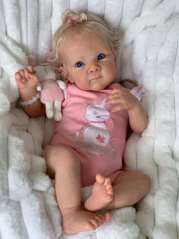 Zero PAM Reborn Baby Baby Dolls Silicone Full Body-18 '' Dollistic Baby Doll و Silicone Baby Doll و Real Life Baby Dolls و Chantomal Cruity Birth with Accessories in Kuwait