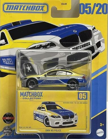 Matchbox Collection Vehicles GBJ48 - JCL36 BMW M5 POLICE in Saudi Arabia