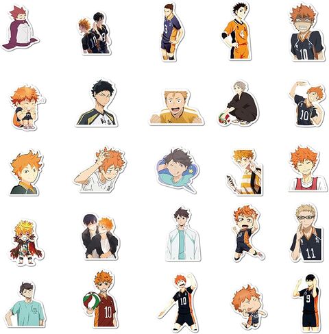 100pcs anime اليابانية مختلط ملصقات مقاومة للماء مضحكة لزجاجات المياه ملصقات رسومات كاريكاتورية للأطفال ، الأطفال الصغار ، المراهقين ، الفتيات ، البالغين (أنيمي الياباني) in Kuwait