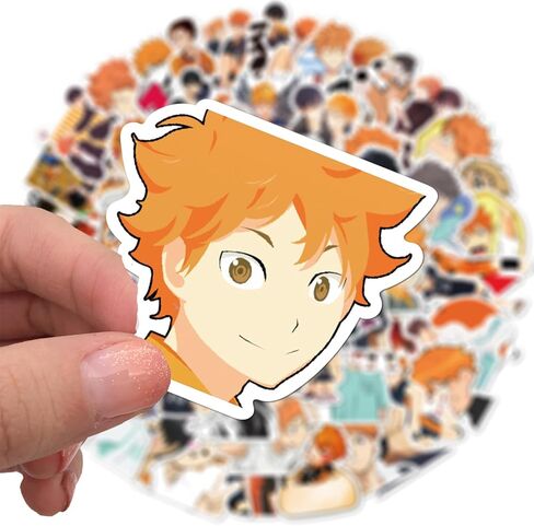100pcs anime اليابانية مختلط ملصقات مقاومة للماء مضحكة لزجاجات المياه ملصقات رسومات كاريكاتورية للأطفال ، الأطفال الصغار ، المراهقين ، الفتيات ، البالغين (أنيمي الياباني) in Kuwait