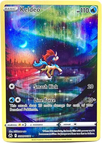 Pokemon - Keldeo GG07/GG70 - Crown Zenith - Galarian Gallery - Holo Rare Card in Saudi Arabia