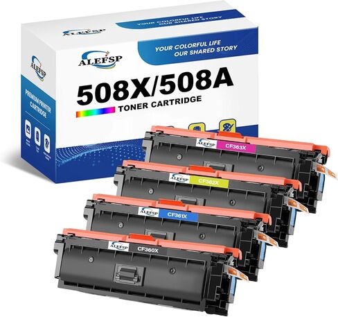 508X 508A Toner Cartridge Replacement HP508X 508A CF360X CF361X CF362X CF363X Compatible for HP Color Laserjet Enterprise M552dn M553dh M553n M553dn M553x MFP M577dn M577f Flow M577c M577z in Saudi Arabia
