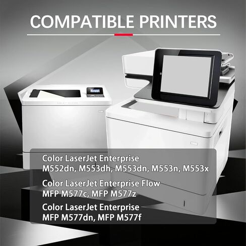 508X 508A Toner Cartridge Replacement HP508X 508A CF360X CF361X CF362X CF363X Compatible for HP Color Laserjet Enterprise M552dn M553dh M553n M553dn M553x MFP M577dn M577f Flow M577c M577z in Saudi Arabia