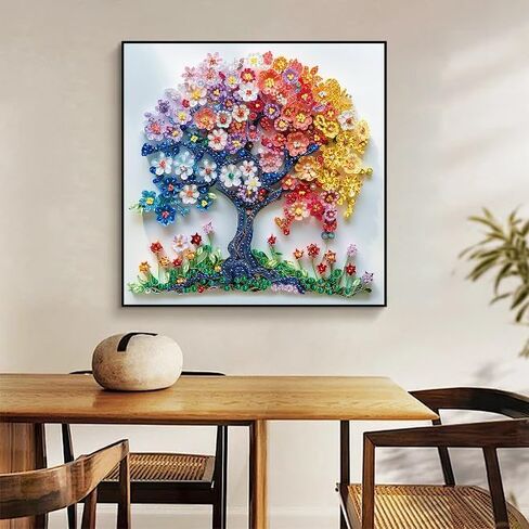 CraftCraze Diamond Painting Adult Kits, Diamond Art Kits for Beginners, DIY Butterfly Full Drill Diamond Painting for Home Wall Decoration 11.8 x11.8 inches in Saudi Arabia