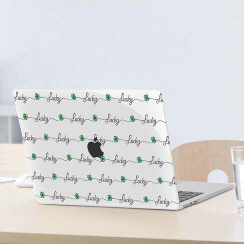 MOSISO Compatible with MacBook Air 13 inch Case 2025 2024 2023 2022 M4 A3240 M3 A3113 M2 A2681, Plastic Hard Shell&Keyboard Cover&Screen Film for MacBook Air 13.6 inch Case, Lucky Four Leaf Clover in Saudi Arabia