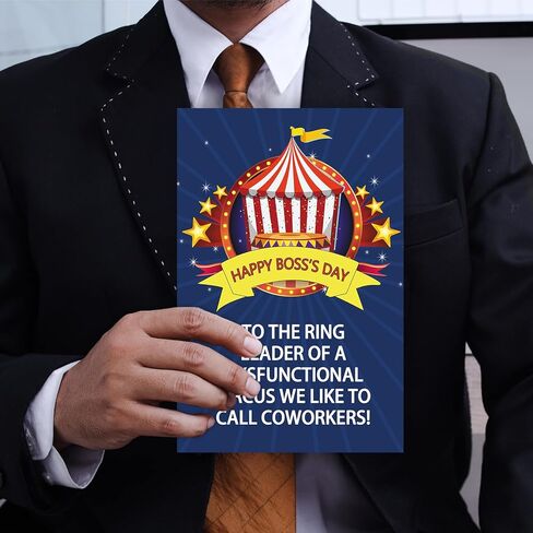 بطاقة عيد المديرات المضحكة للنساء للنساء ، هدية يوم الفكاهة ، هدية لصاحب العمل ، بطاقة يوم بوس بوسك من الموظفين ، بطاقة تقدير يومه لها لها in Kuwait