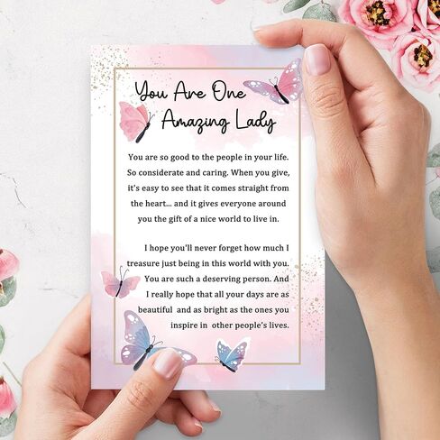 Heartfelt Appreciation Card for Women, Sentimental Birthday Gift for Wife Girlfriend, Friendship Card for Bestie Sister, You Are a Amazing Lady in Kuwait