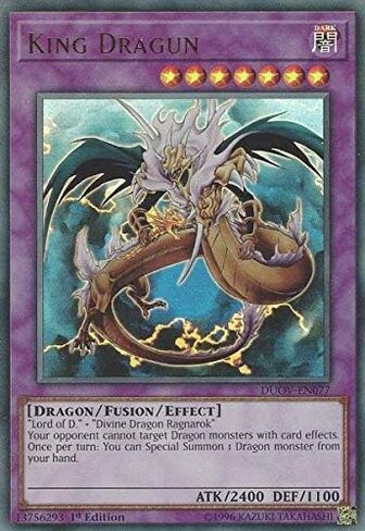 King Dragun - DUOV-EN077 - Ultra Rare - 1st Edition in Saudi Arabia