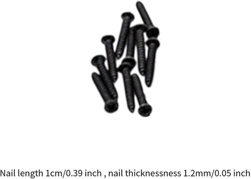 عام 50pcs Ho n Track Fixing Screw ، ملحق Hobby Train ، Scale Universal ، High Prounding HO لأجزاء قطار النموذج DIY ، طويل in Saudi Arabia