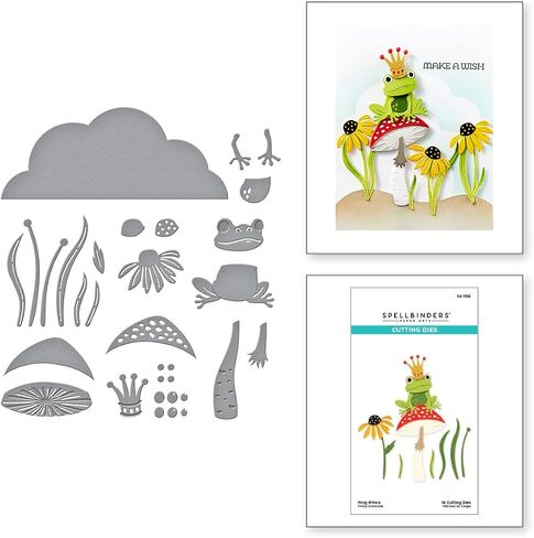Spellbinders S4-1356 Frog Prince المحفور يموت من مجموعة Jump for Joy in Saudi Arabia