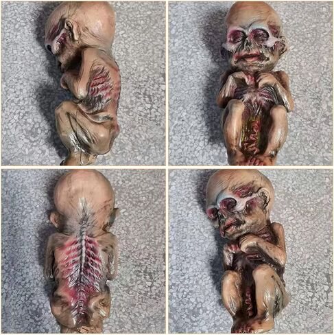 alipis مزح Zombie Doll Halloween Baby Doll Mummy تمثال شبح مخيف طفل زاحف للمنزل المسكونون غرفة تخطيط زخرفة الزخرفة الزومبي in Kuwait