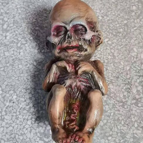 alipis مزح Zombie Doll Halloween Baby Doll Mummy تمثال شبح مخيف طفل زاحف للمنزل المسكونون غرفة تخطيط زخرفة الزخرفة الزومبي in Kuwait