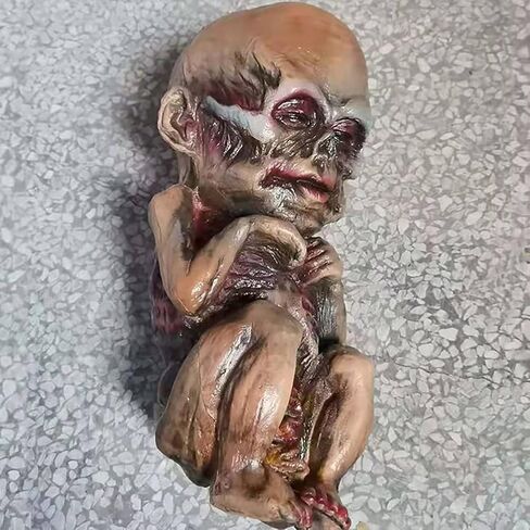 alipis مزح Zombie Doll Halloween Baby Doll Mummy تمثال شبح مخيف طفل زاحف للمنزل المسكونون غرفة تخطيط زخرفة الزخرفة الزومبي in Kuwait