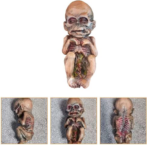 alipis مزح Zombie Doll Halloween Baby Doll Mummy تمثال شبح مخيف طفل زاحف للمنزل المسكونون غرفة تخطيط زخرفة الزخرفة الزومبي in Kuwait