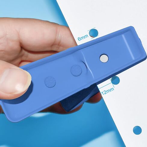 JIKIOU Slot Hole Punch، ثقب بيضاوي ذو هيكل معدني بالكامل، ثقب ثقب شديد التحمل من أجل الأعمال اليدوية الورقية وحامل شارة الأمتعة (فتحة بيضاوية: 0.6 × 0.16 بوصة) in Kuwait