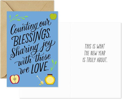 Hallmark Tree of Life Rosh Hashanah Card Assortment, Sharing Joy (6 cards with Envelopes) in Saudi Arabia
