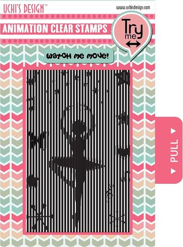 Uchi's Design Animation Clear Acrylic Stamps Ballerina in Saudi Arabia