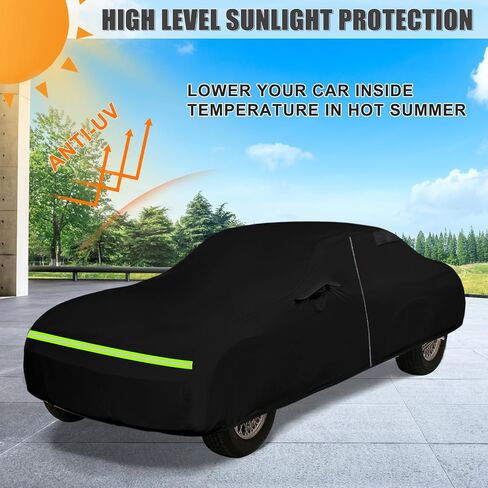 Waterproof Car Cover Compatible with 1996-2006 Jaguar XK8 / XKR Accessories, All Weather Classic Car Covers with Inner Cotton&Zipper Door for Snow Rain Protection in Saudi Arabia