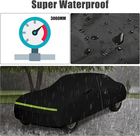Waterproof Car Cover Compatible with 1996-2006 Jaguar XK8 / XKR Accessories, All Weather Classic Car Covers with Inner Cotton&Zipper Door for Snow Rain Protection in Saudi Arabia