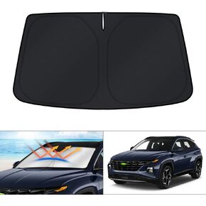 KUST Windshield Sunhade for 1992-2024 Ford Econoline E-Series Van & Motorhome E-150 E-250 E-350 E-450 Accessories Sun Shade Window Sun Visor Protector Foldable Blocks UV Rays Keep Your Car Cooler in Kuwait