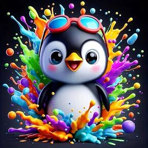 طقم الطلاء الماسي Round Round Round Round Round Round - موضوع كامل للحيوانات ، فنون التطريز ، ديكور الجدران على القماش 11.8x11.8 بوصة in Kuwait