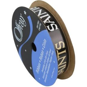 New Orleans Football Ribbon 5/8 "بمقدار 9 أقدام من البوليستر in Kuwait