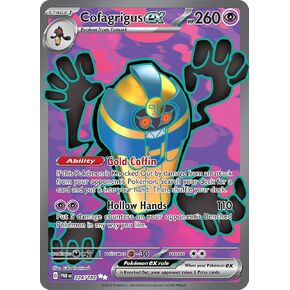 Pokemon - Cofagrigus ex 224/182 - Paradox Rift - Full Art - Ultra Rare - Single Card in Kuwait