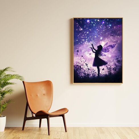 Diamond Art Kits for Adults Beginner, Moonlight Landscape 5D Diamond Painting Kits for Adults, DIY Round Full Drill Gem Art Painting and Crafts for Gift Home Wall Decor 12x16 Inch in Saudi Arabia