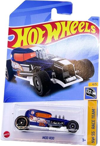 HotWheels Treasure Hunt Mod Rod (Blue) 2023 HW 55th Race Team in Saudi Arabia