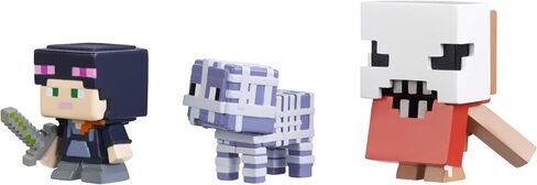 Mattel Minecraft Halloween Series Figure (3 Pack) - Alex with Hoodie و Mummy Sheep & Bedlam in Saudi Arabia