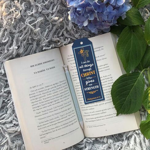GLOBLELAND Vintage Bible Bookmarks Clear Stamp and Cutting Dies Set for Card Making Text Bookmark Silicone Transparent Stamps Label Frames Metal Die Cuts for Christmas DIY Scrapbooking Photo Album in Saudi Arabia
