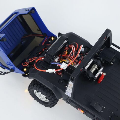 Toucan RC Hobby CR18P Flatbed Bruck 6x6 RTR RC ROCK CRAWLER 1/18 OFF-ROAD TRACK 2 SPEED LIGHTS in Kuwait