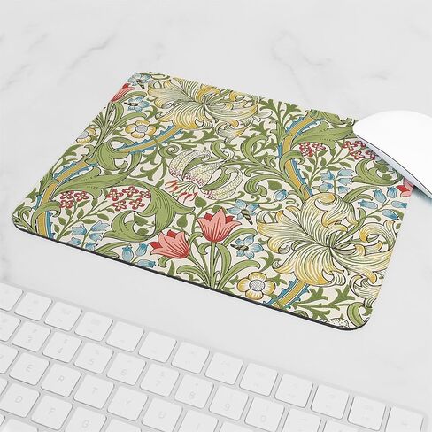 CafePress Golden Lily William Morris Non-Slip Rubber Gaming Mousepad in Saudi Arabia