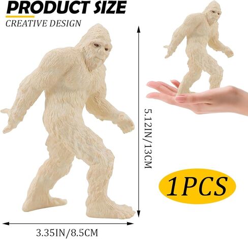 Bigfoot Statue Simulated Caveman Model Solid Resin Bigfoot Sasquatch Figure Creative Bigfoot Sasquatch for Desk Tabletop Decor Outdoor Decoration in Kuwait