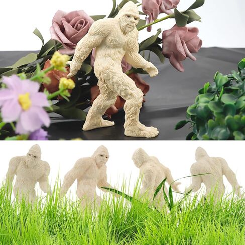 Bigfoot Statue Simulated Caveman Model Solid Resin Bigfoot Sasquatch Figure Creative Bigfoot Sasquatch for Desk Tabletop Decor Outdoor Decoration in Kuwait
